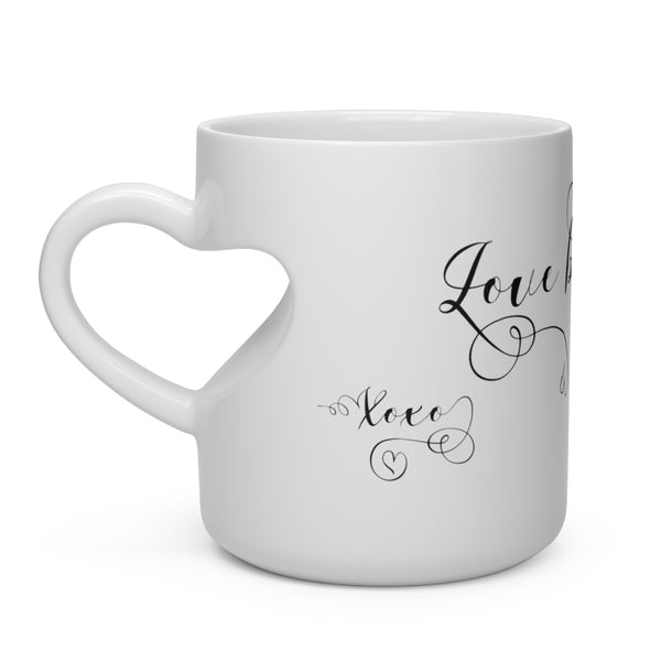 Love Believes - Heart Shape Mug
