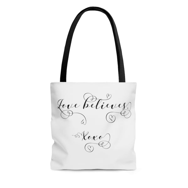 Love believes - AOP Tote Bag